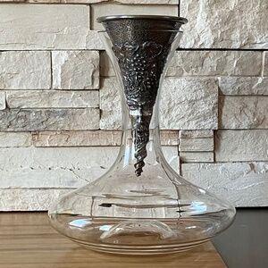 ROYAL SELANGOR pewter Bacchus wine funnel